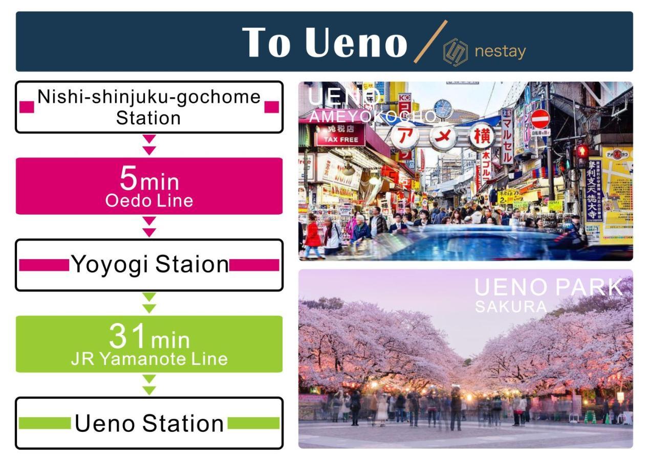 Nestay Villa Tokyo Shinjuku מראה חיצוני תמונה