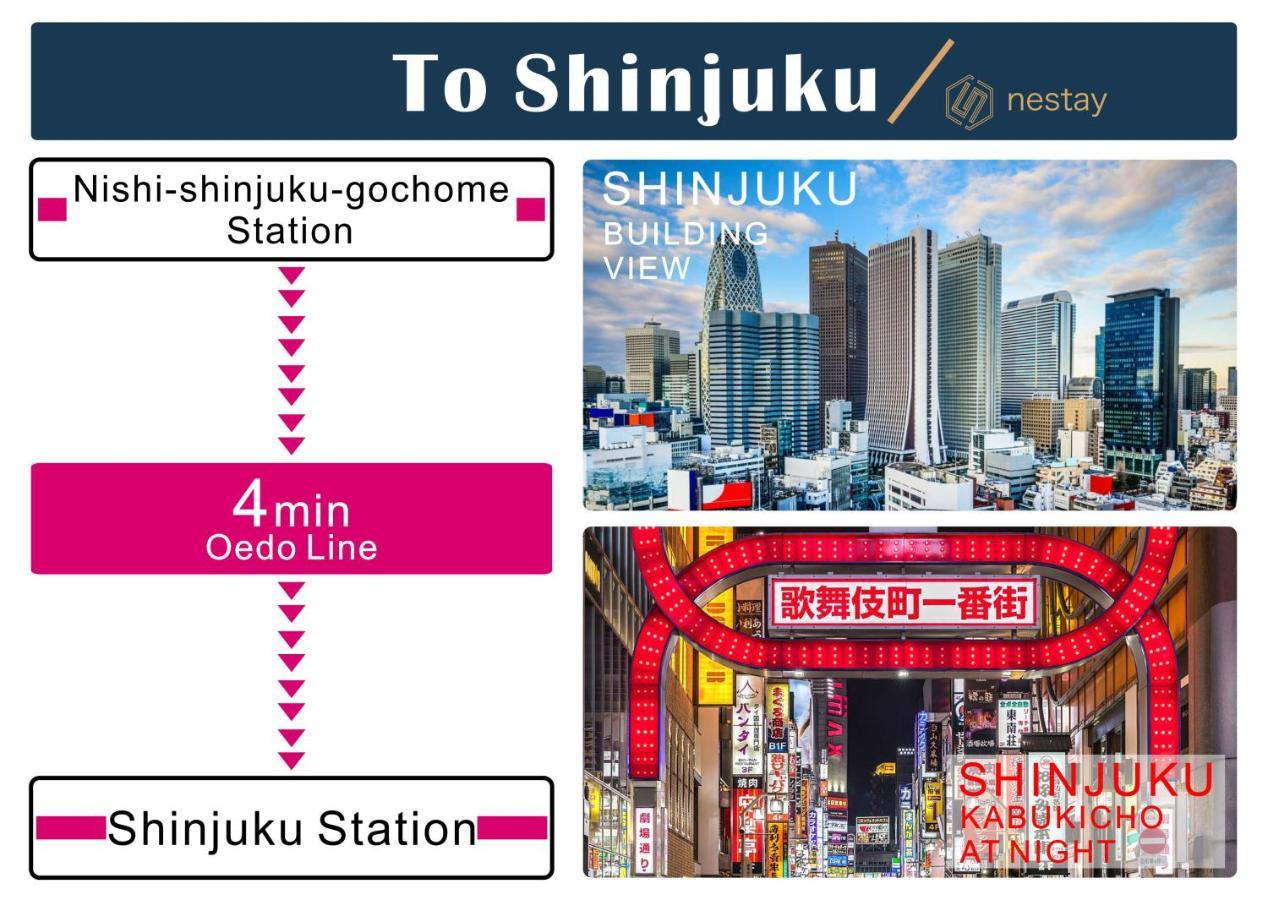 Nestay Villa Tokyo Shinjuku מראה חיצוני תמונה