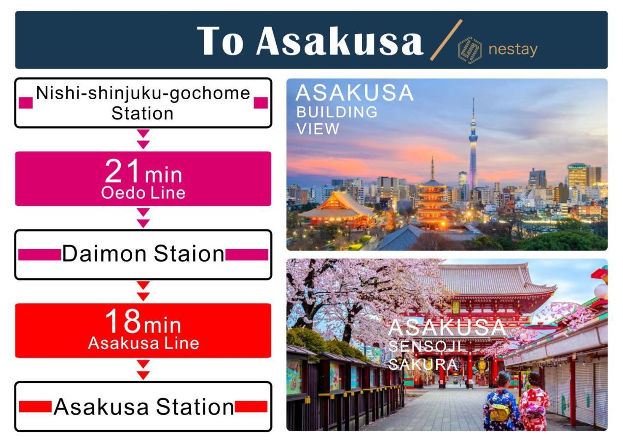 Nestay Villa Tokyo Shinjuku מראה חיצוני תמונה